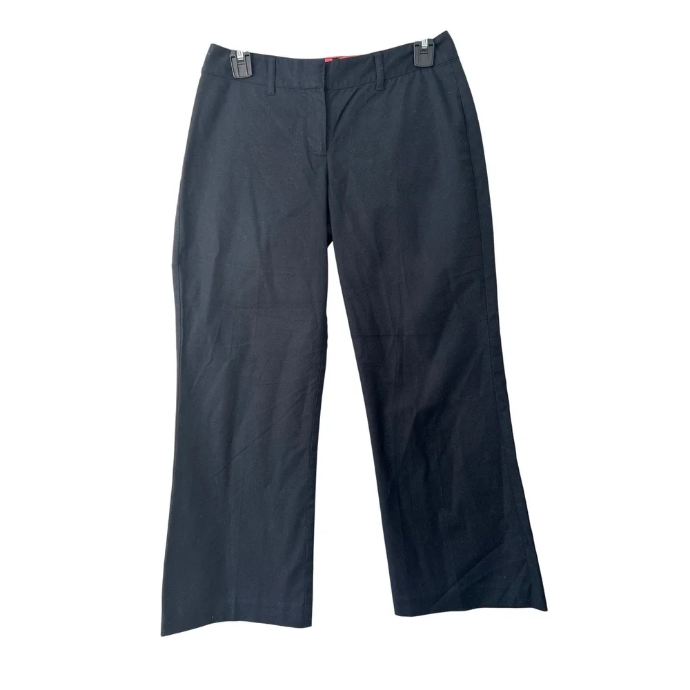 The Limited Stretch Blue Straight Leg Dress Pants Trousers Womens Size 2